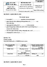 Đề Thi Học Kỳ: The volunteer Agency - Tiếng anh 1 (KTKTCN) | Đại học Kinh tế kỹ thuật công nghiệp