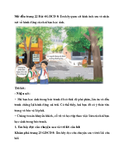 Giải SGK Giáo dục công dân 8 bài 4: Bảo vệ lẽ phải | Chân trời sáng tạo