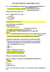 Câu hỏi ôn tập Máy thủy lực và khí nén - BM-002 | Đại học Văn Lang