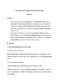 Văn mẫu lớp 10: Phân tích truyện Chiến thắng Mtao Mxây (3 Dàn ý + 8 mẫu) | Cánh diều
