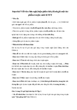 Soạn bài Viết văn bản nghị luận phân tích, đánh giá một tác phẩm truyện sách KNTT