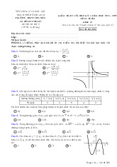 Đề cuối học kỳ 1 Toán 12 năm 2024 – 2025 trường chuyên Lê Hồng Phong – TP HCM