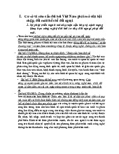 Đề cương : chiến lược đổi mới thể chế đối ngoại Việt Nam và Hội nhập quốc tế ôn tập môn lịch sử Đảng –Trường Đại học kinh doanh và công nghệ Hà Nội