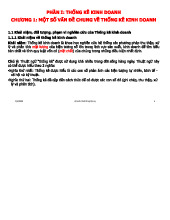 Thống kê Kinh doanh: Tài liệu học môn Kinh tế nghiệp vụ