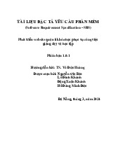 Đề cương môn công nghệ phần mềm- Trường Đại học bách khoa - Đại học đà nẵng.