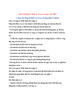 Soạn bài Ông lão đánh cá và con cá vàng | Ngữ Văn 6 Cánh Diều tập 2