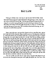Bài luận môn tư tưởng Hồ Chí Minh | Trường Đại học Kinh tế Thành phố Hồ Chí Minh