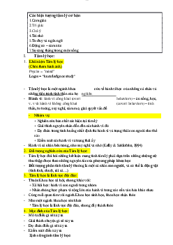 Tóm tắt lý thuyết môn Tâm lý họ chi tiết