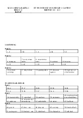 Đáp án hsg tiếng anh 12 tỉnh đồng nai bảng a 2021-2022