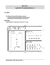 Bài 1 Khảo sát linh kiện R-L-C - Vật lí bán dẫn | Trường Đại học Bách khoa Thành phố Hồ Chí Minh