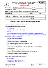 Đề thi kết thúc học phần môn Hóa đại cương | Trường Đại học Khoa học tự nhiên, Đại học Quốc gia Thành phố Hồ Chí Minh