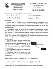 Đề giữa học kì 1 Toán 9 năm 2025 – 2026 trường THCS Giảng Võ – Hà Nội