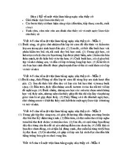 Kể về một việc làm hằng ngày của thầy cô lớp 2 | Tập làm văn lớp 2 | Chân trời sáng tạo
