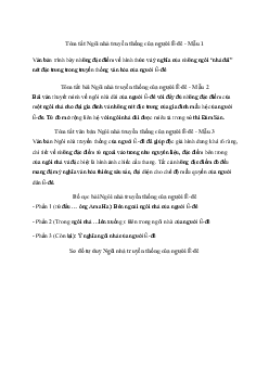 Tóm tắt tác phẩm Ngôi nhà truyền thống của người Ê-đê | Văn mẫu lớp 10 Chân trời sáng tạo