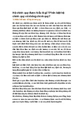 Hệ chính quy được hiểu là gì? Phân biệt hệ chính quy và không chính quy?