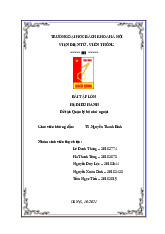 Bài Tập Lớn: Quản Lý Bộ Nhớ Ngoài | Môn Hệ điều hành - Đại học Bách Khoa Hà Nội