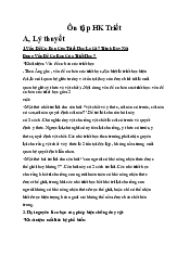 Bản tóm tắt ngắn gọn về Triết - Triết học Mác - Lênin | Trường Đại học Vinh