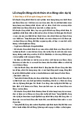 Lễ chuyển đảng chính thức cho đảng viên dự bị