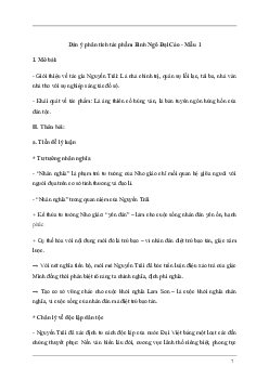 Văn mẫu lớp 10: Phân tích Bình Ngô Đại Cáo của Nguyễn Trãi | Cánh diều