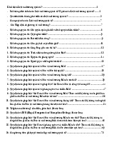 Đề cương môn Luật môi trường - Trường Đại học lao động -  xã hội