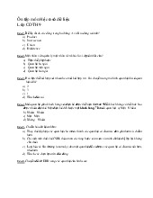 Trắc-nghiệm cơ sở dữ liệu | Trường Đại học Bách khoa Hà Nội