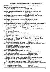 Câu Hỏi Trắc Nghiệm: Tin Học Đại Cương | Đại học Y Dược Cần Thơ