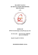 Đồ án tốt nghiệp - Phát hiện Email giả mạo bằng NLP môn Phân tích thiết kế hệ thống | Học viện Công Nghệ Bưu Chính Viễn Thông