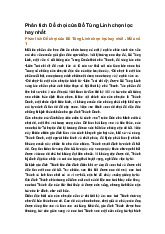 Phân tích Dế chọi của Bồ Tùng Linh chọn lọc hay nhất