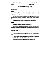 Giáo Án Sinh Hoạt Lớp 4A1 - GA Sinh Hoạt Lớp 35 Phút