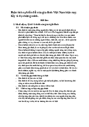 Phân tích sự biến đổi của gia đình Việt Nam - Xã hội học đại cương | Trường Đại học Văn hóa Hà Nội