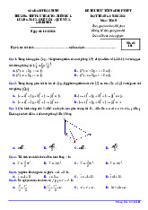 Đề thi thử TN THPT môn Toán đợt tháng 6 năm 2024 cụm trường THPT – Bắc Ninh