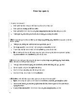 Bộ câu hỏi trắc nghiệm ôn tập môn Khoa học quản lý   | Trường đại học kinh doanh và công nghệ Hà Nội