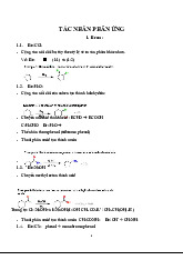 Ôn Thi Hóa Đại Cương Hữu Cơ | Hóa học hữu cơ | Trường Đại học Khoa học Tự nhiên, Đại học Quốc gia Hà Nội