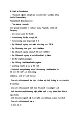 Lịch sử hình thành-  Tên doanh nghiệp: Công ty cổ phần sữa Việt Nam (tên tiếng Anh là Vietnam Dairy môn Chuyên ngành Marketing | Học viện Nông nghiệp Việt Nam