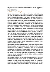 Mẫu biên bản kiểm tra mới nhất và cách lập biên bản kiểm tra