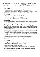 Đề thi HSG cấp xã Toán 9 năm 2025 – 2026 xã Yên Thành – Nghệ An