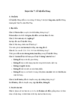 Soạn bài Lễ hội đền Hùng - Cánh diều 10