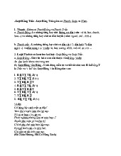 Luật Bằng Trắc - Hiểu Biết Về Thanh Bằng và Thanh Trắc