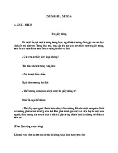 Đề ôn hè Tiếng Việt 3 lên 4 - Đề 6
