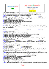 Bộ Đề Ôn Tập Cuối Học Kỳ 1 KHTN 7 Cánh Diều 2024-2025 Có Đáp Án