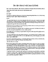 Đề cương Môn Tâm lý học đại cương | Đại học Gia Định