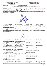 Đề giữa kỳ 1 Toán 11 năm 2024 – 2025 trường THPT Lộc Bình – Lạng Sơn
