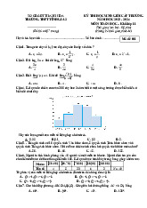 Đề học sinh giỏi Toán 11 năm 2023 – 2024 trường THPT Tĩnh Gia 2 – Thanh Hóa