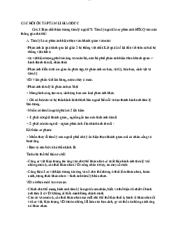 Đề cương tâm lí giáo dục | môn Tâm Lý học giáo dục | Đại học sư phạm Hà nội