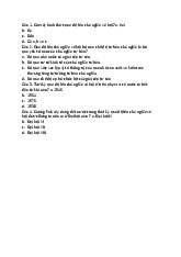 Câu hỏi Ôn tập môn Triết học Mác - Lênin | Trường Đại học Khoa học Tự nhiên, Đại học Quốc gia Thành phố Hồ Chí Minh