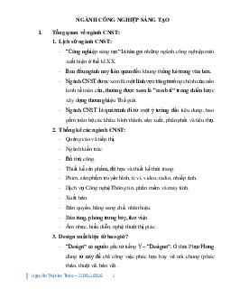 Ngành công nghiệp sáng tạo