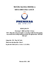 Phân tích mối quan hệ giữa cơ sở hạ tầng và kiến trúc thượng tầng của xã hội? Liên hệ trong thời kỳ quá độ lên chủ nghĩa xã hội ở Việt Nam hiện nay? | Bài tập lớn môn Triết học Mác - Lênin