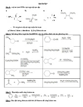 Tổng hợp các bài tập ôn tập môn Hoá đại cương | Bài tập Hoá đại cương | Trường Đại học khoa học Tự nhiên