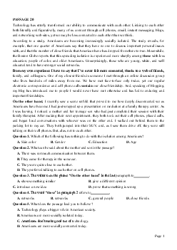 PASSAGE 20_Theme 3. Science and Technology (Khoa học và Công nghệ)
