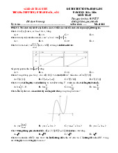Đề thi thử tốt nghiệp 2025 môn Toán THPT Thuận Thành lần 1 có đáp án